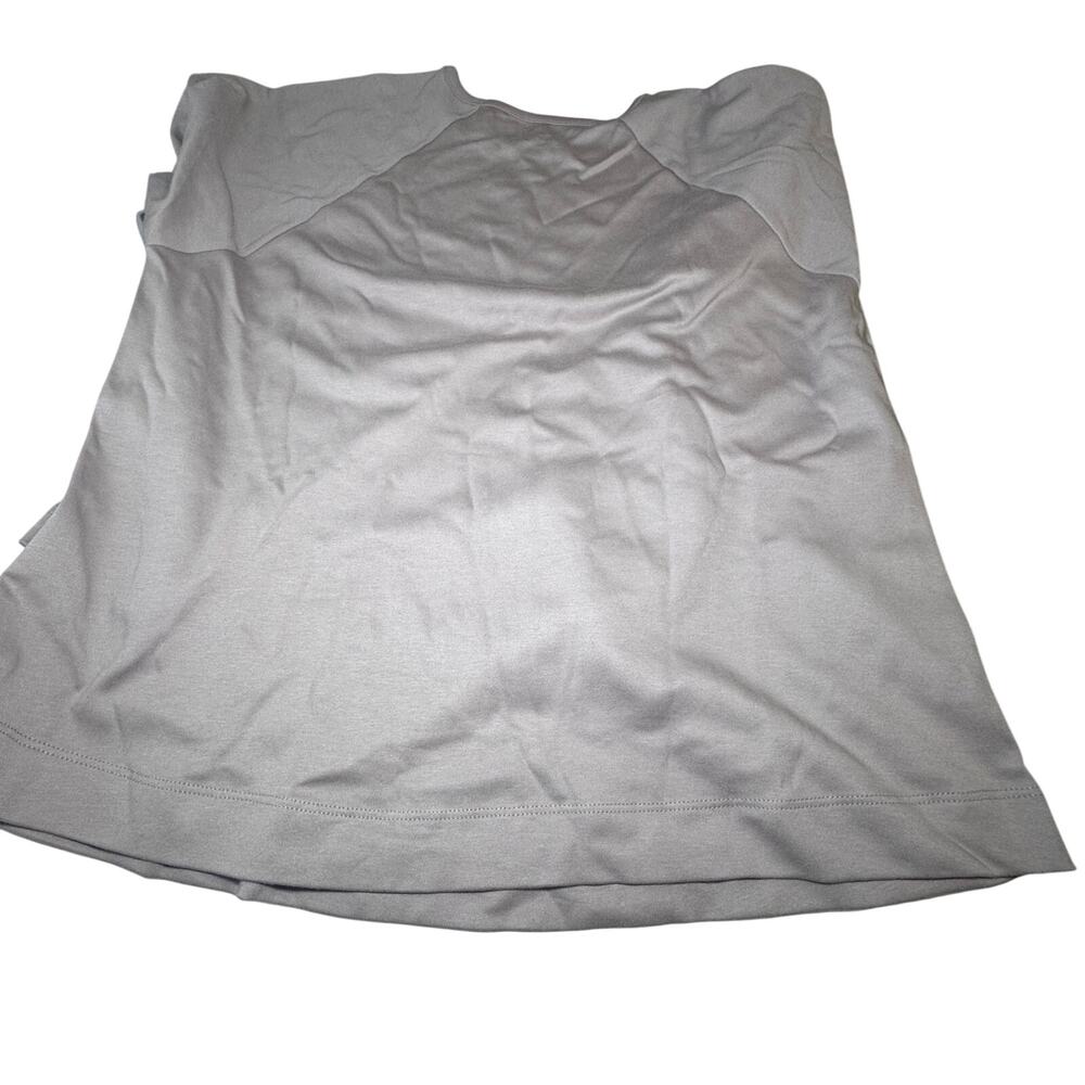 Martha Stewart Womens Gray Long Sleeve Knit Tunic Top - Picture 4 of 6